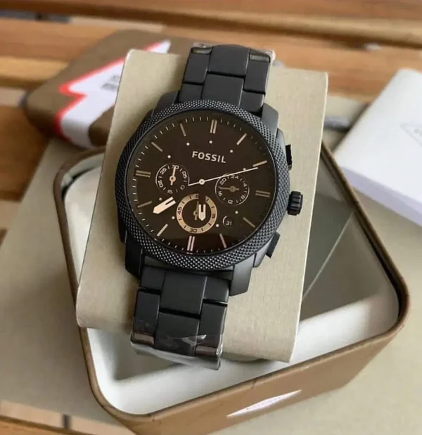 FOSSIL FS 4656 Commuter Chain Chrono Watch front view