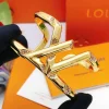 LV Volt One Cuff Diamond Bracelet front view