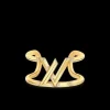 LV Volt One Cuff Diamond Bracelet front view