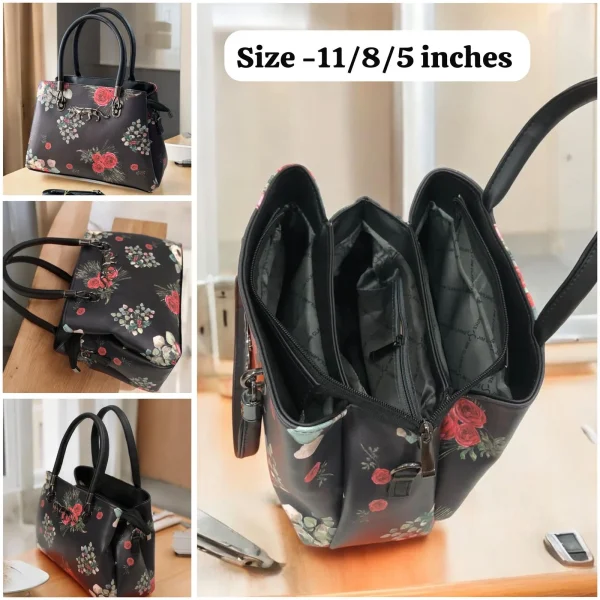 WhatsAppImage2026-01-27at11.10.03PM.jpg Sabyasachi Floral Printed Leather Sling Handbag front view