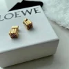 Loewe Logo Beautiful Earrings showcasing designer elegance