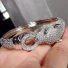 Cartier Panther Bracelet with Ring - Front View