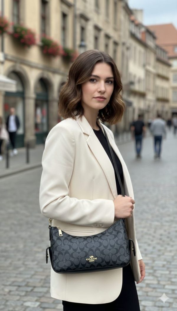 Coach Sling Bag – Dual Pocket & Dual Strap Design