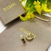 BVLGARI Serpent Diamond Studded Earrings close-up view