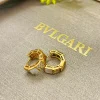 BVLGARI Serpent Diamond Studded Earrings close-up view