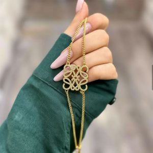 WhatsAppImage2026-03-19at2.12.13PM.jpg Loewe Anagram Embellished Chainlink Bracelet