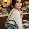 WhatsAppImage2026-03-23at11.10.26AM.jpg CHANEL Clutch Cum Shoulder Bag in black leather