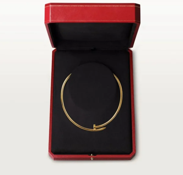 Cartier Juste un Clou Torque Necklace front view
