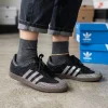 Adidas Samba OG Rhinestone Sneakers in white and gold