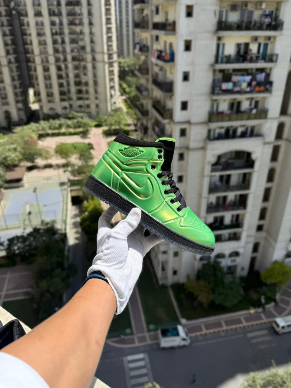 Nike Air Jordan 1 Anodized sneakers in metallic finish