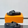 LV Oasis Mule Slippers in black