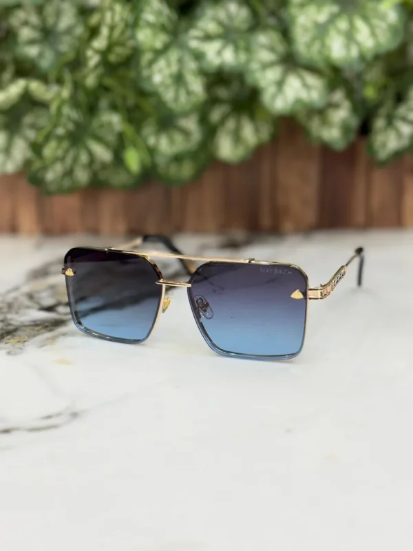 Maybach Unisex Sunglasses in black frame