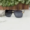 Versace Unisex Sunglasses in black frame
