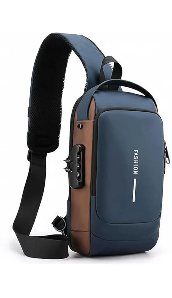 Men's Crossbody Sling Bag in black