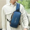 Men's Crossbody Sling Bag in black