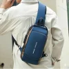 Men's Crossbody Sling Bag in black