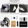 Men's Crossbody Sling Bag in black