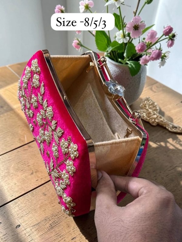 Scarlet Royale Handcrafted Clutch