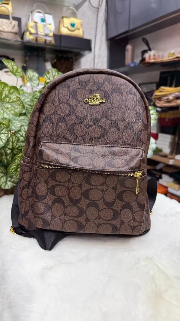 COACH Luxury Backpack front view
