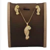 CARTIER beautiful necklace and earring set displayed elegantly