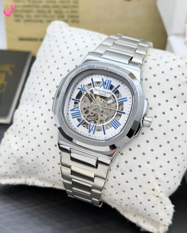 Patek Philippe Skeleton Dial Two-Tone Automatic Watch front view