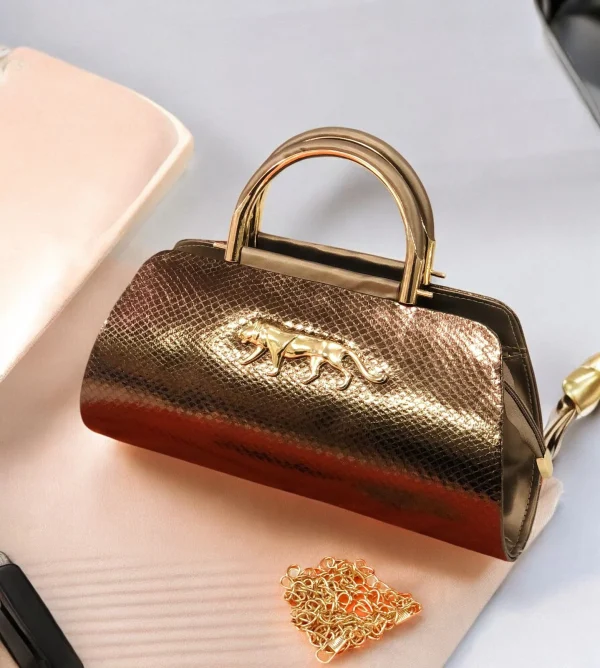 Sabyasachi Classy Elegant Clutch with Tiger Emblem