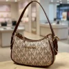 Michael Kors Half-Moon Small Shoulder Bag in black