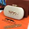 Sabyasachi Velvet Royal Clutch in royal blue