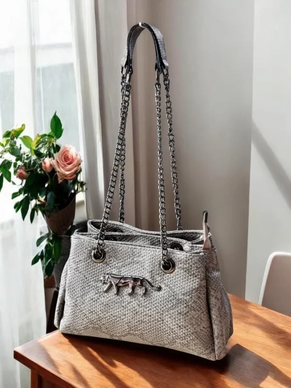 Sabyasachi Croc Luxe Sling Handbag in black