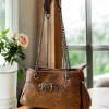 Sabyasachi Croc Luxe Sling Handbag in black