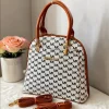Michael Kors Signature MK Monogram Satchel Bag front view