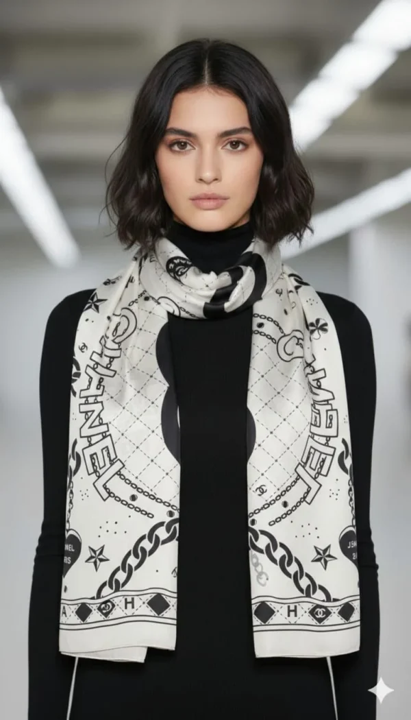 WhatsApp_Image_2026-02-27_at_2.02.29_PM.jpg CHANEL Silk Shiny Stole in elegant design