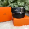 Hermès Premium Leather Belt – Signature Edition front view