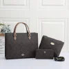 Coach Designer Handbag Combo Set in elegant black