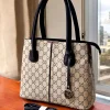 GG Canvas Dual Zipper Tote Bag front view