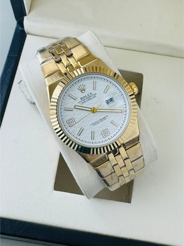 Rolex Oyster Perpetual Land-Dweller Mens Watch front view