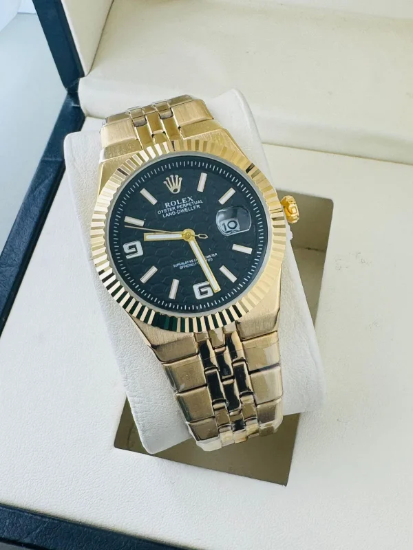 Rolex Oyster Perpetual Land-Dweller Mens Watch front view
