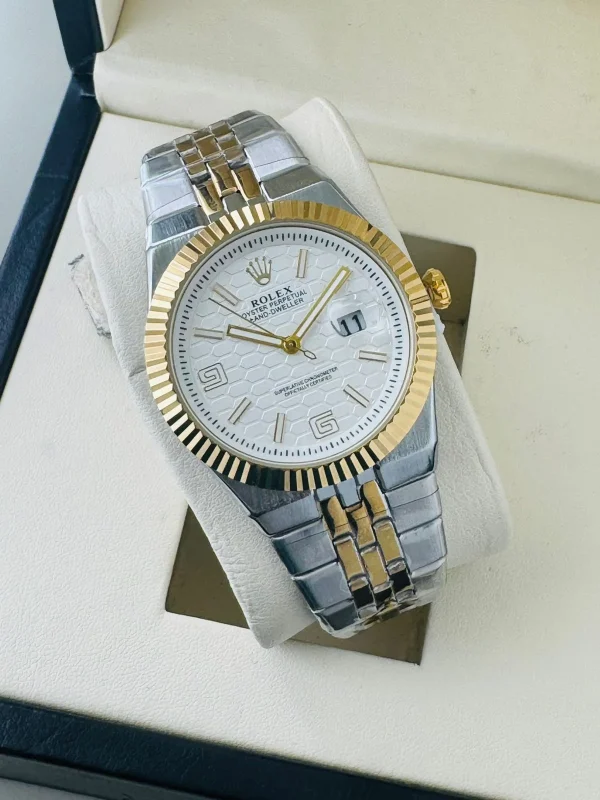 Rolex Oyster Perpetual Land-Dweller Mens Watch front view
