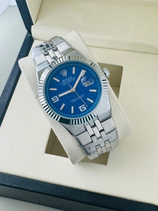 Rolex Oyster Perpetual Land-Dweller Mens Watch front view