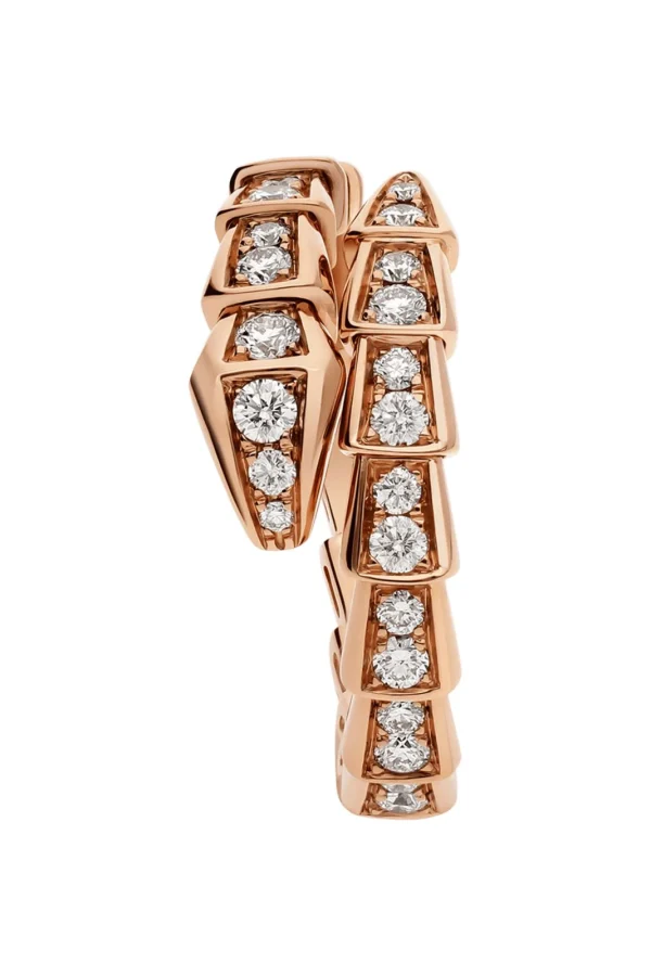 Bvlgari Serpenti Scaglie Signature Beautiful Ring front view