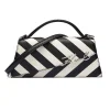 Karl Lagerfeld signature sling bag for girls in white and black