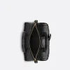 Dior Groove 25 Bag in Black Macrocannage Calfskin front view