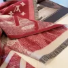 LV INITIAL WINTER REVERSIBLE STOLE in elegant display
