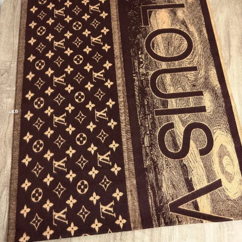 LV INITIAL WINTER REVERSIBLE STOLE