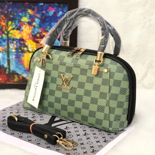 LV Checkered Mini Bowler Handbag