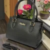 ZARA Chic Croc Classic Handbag in black