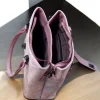 Catchy Urban Luxe Leather Handbag in black