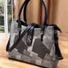 Catchy Urban Luxe Leather Handbag in black