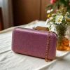 Celestia Crystal Luxe Party Clutch front view