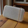 Celestia Crystal Luxe Party Clutch front view
